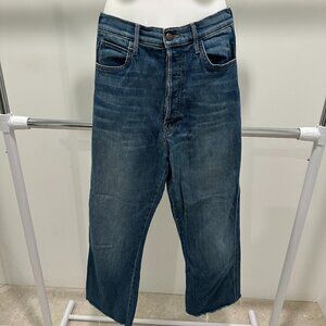 Mother Bootcut Jeans Button Fly Ankle Fray